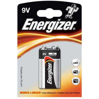 Батарейки, ENERGIZER, солевая, 9V, 1 шт.0