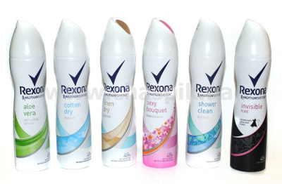 Дезодорант, Rexona, аэрозоль
Активизирует дополнительную защиту, когда это особенно необходимо.
Эффективно защищает от запаха пота 24 часа. 
Гарантирует ощущение свежести и уверенности в себе целый день. рН-сбалансирован. 
Не содержит спирта. Дерматологич